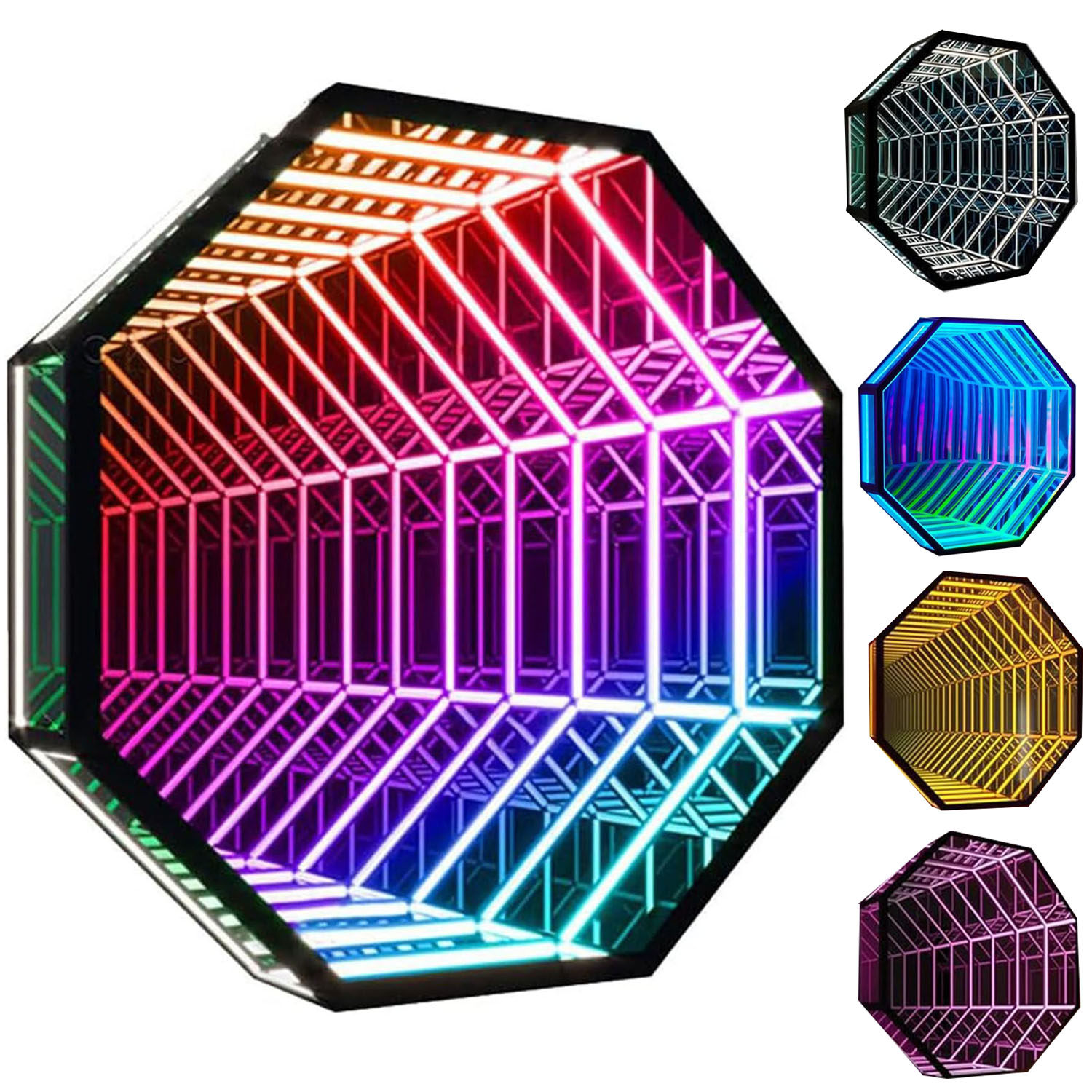 Amazon.com : ZXSYYDS Infinity Mirror Sensory Tunnel Night Light